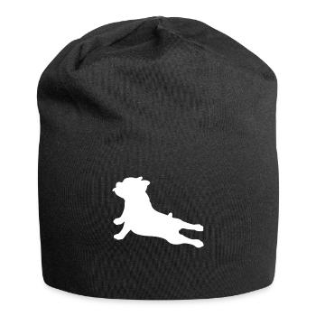 Bulldog - Jersey-Beanie - Schwarz - Vorne