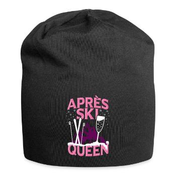 Funny Winter Sports Après Ski Party Fun Gift - Jersey Beanie - black - Front