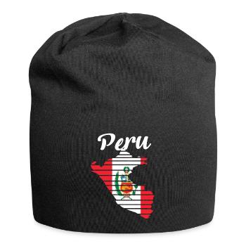 Peru - Jersey-Beanie - Schwarz - Vorne