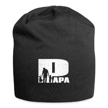 Papa - Jersey Beanie - black - Front