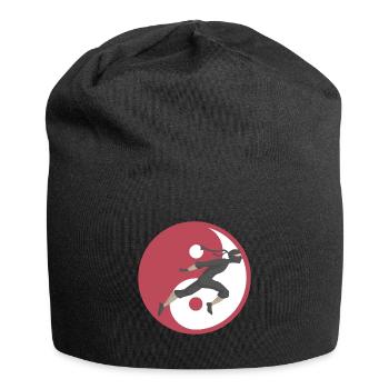 Ninja Yin Yang - Jersey Beanie - black - Front