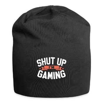 Gamer - Jersey-Beanie - Schwarz - Vorne