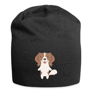 Kooikerhondje Gift Idea - Jersey Beanie - black - Front