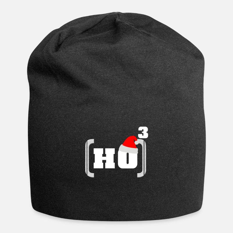 Hohoho Maths Christmas - Jersey-Beanie - Schwarz