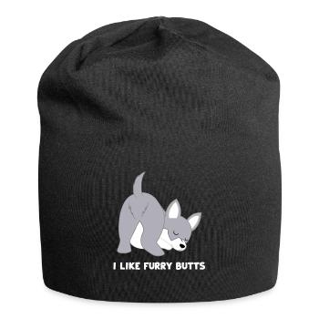 Husky - Drôle - Husky - Husky Sibérien - Bonnet en jersey - noir - Devant