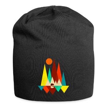 Brown Bear Polar Bear Black Bear Mountains Mountains Gift - Jersey Beanie - black - Front