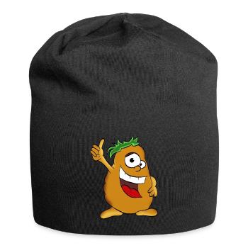Pommes de terre - Bonnet en jersey - noir - Devant