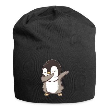 Penguin Penguins Dabbing Dabbin Dab Gift - Jersey Beanie - black - Front