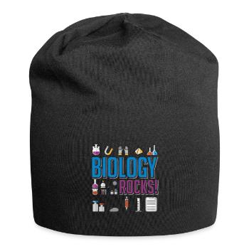 Biology Rocks - Jersey Beanie - black - Front