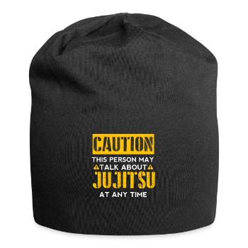 CAUTION - Jujitsu Fan - Jersey-Beanie - Schwarz - Vorne