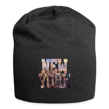 NEW YORK - Jersey-Beanie - Schwarz - Vorne
