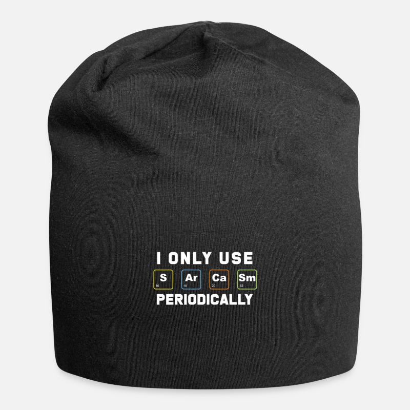 Science Shirt - Science - Jersey Beanie - black