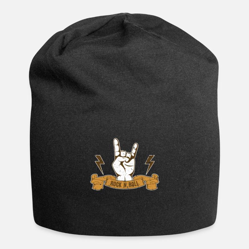 Rock and roll - Bonnet en jersey - noir