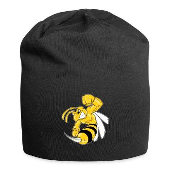 Fitness Wespe Biene Hornisse Muskeln Geschenk - Jersey-Beanie - Schwarz - Vorne