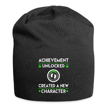 Erstellt einen neuen Charakter - Jersey-Beanie - Schwarz - Vorne