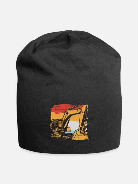Bagger Schaufel - Jersey-Beanie - Schwarz