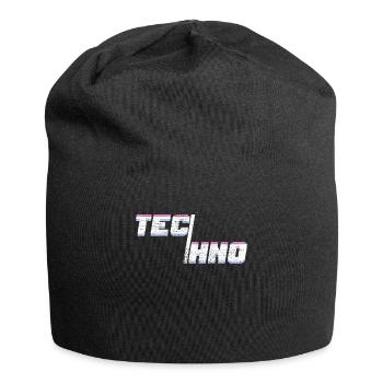 Techno Music Minimal House - Jersey Beanie - black - Front