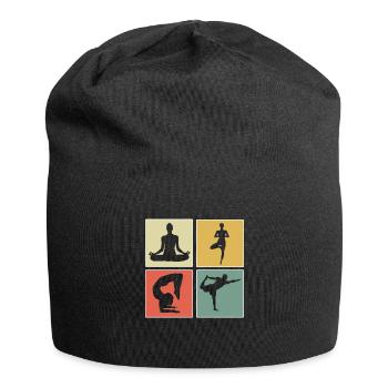 yoga - Jersey Beanie - black - Front