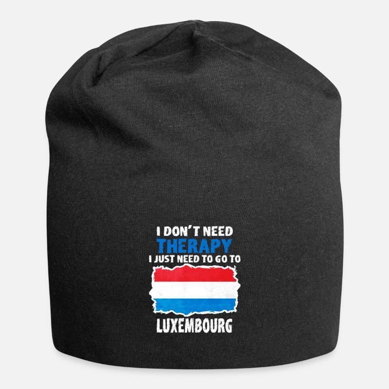 Luxembourg - Bonnet en jersey - noir
