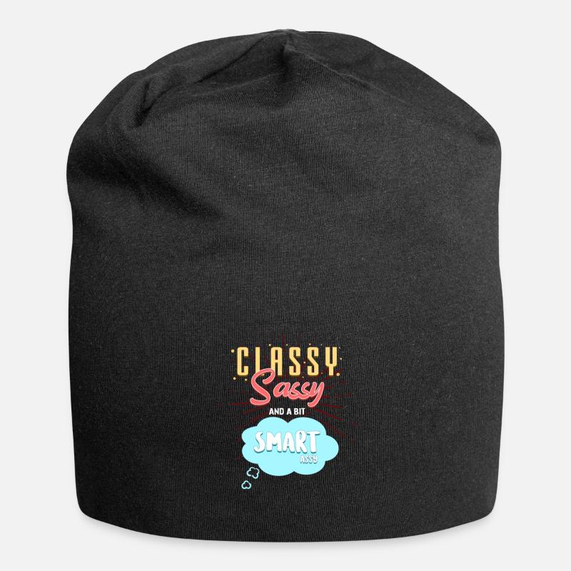 CLASSY, SASSY et un peu SMARTassy - Bonnet en jersey - noir
