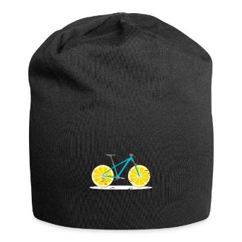 Zitrone Fahrrad Geschenk Kinder Motiv MTB - Jersey-Beanie - Schwarz - Vorne