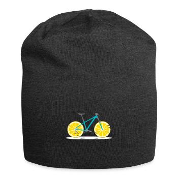 Zitrone Fahrrad Geschenk Kinder Motiv MTB - Jersey-Beanie - Anthrazit - Vorne