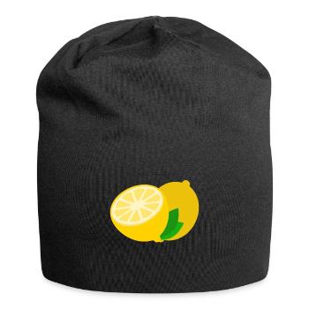 Aigre Citron Jaune Citron Vert - Bonnet en jersey - noir - Devant