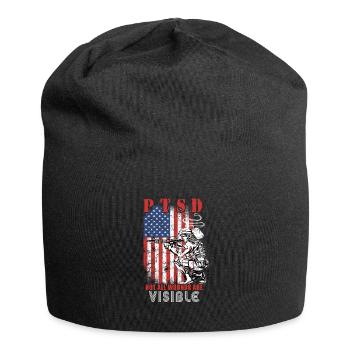 Don post traumatique pour ancien combattant PTSD - Bonnet en jersey - noir - Devant