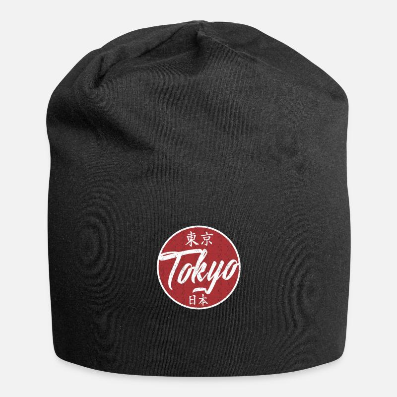 Tokyo Japan - Jersey Beanie - black