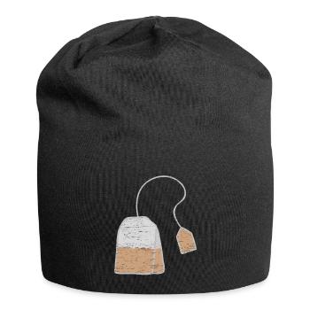 Sachets de thé Noël pour les gourmets - Bonnet en jersey - noir - Devant