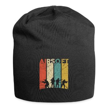 Airsoft - Bonnet en jersey - noir - Devant