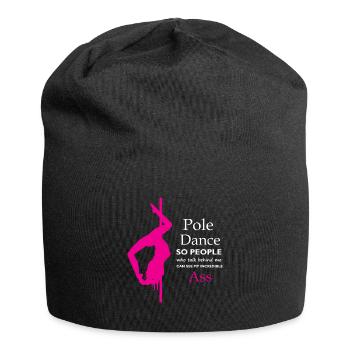 Ceci est ma conception de t-shirt de danse de poteau qui parle - Bonnet en jersey - noir - Devant