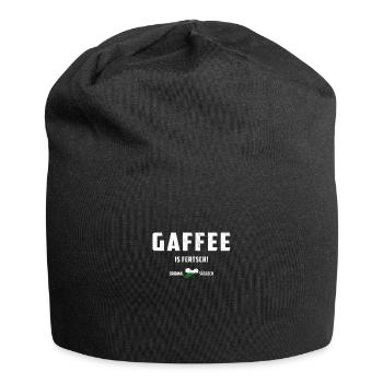 Coffee is ready - Saxony language - Saxon - Jersey Beanie - black - Front