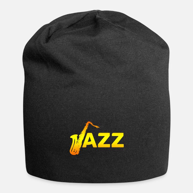 Jazz - Jersey-Beanie - Schwarz