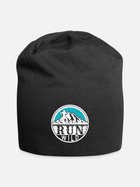 Courez à fond - Bonnet en jersey - noir