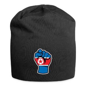 North Korean Fight gift Christmas gift - Jersey-Beanie - Schwarz - Vorne