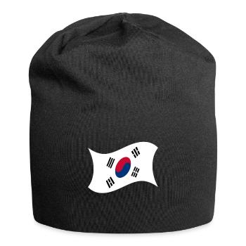 Corée du Nord drapeau Corée cadeau Corée - Bonnet en jersey - noir - Devant