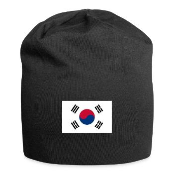 Corée du Nord drapeau de la Corée du Sud cadeau Corée - Bonnet en jersey - noir - Devant