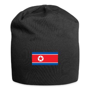 Nordkorea Südkorea Flagge Fahne Geschenk - Jersey-Beanie - Schwarz - Vorne