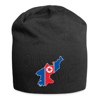 Corée du Nord Corée du Sud Drapeau Corée Cadeau - Bonnet en jersey - noir - Devant