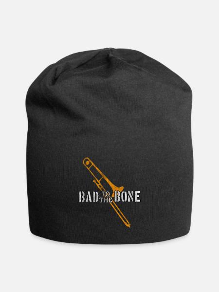 Trombone - Bonnet en jersey - noir