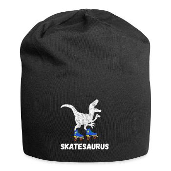 Skaters Dinosaur Roller Skating Roller Skates Roller Skates - Jersey Beanie - black - Front