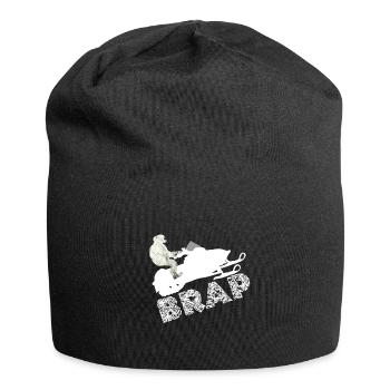 Motoneige motoneige Motoneige - Bonnet en jersey - noir - Devant