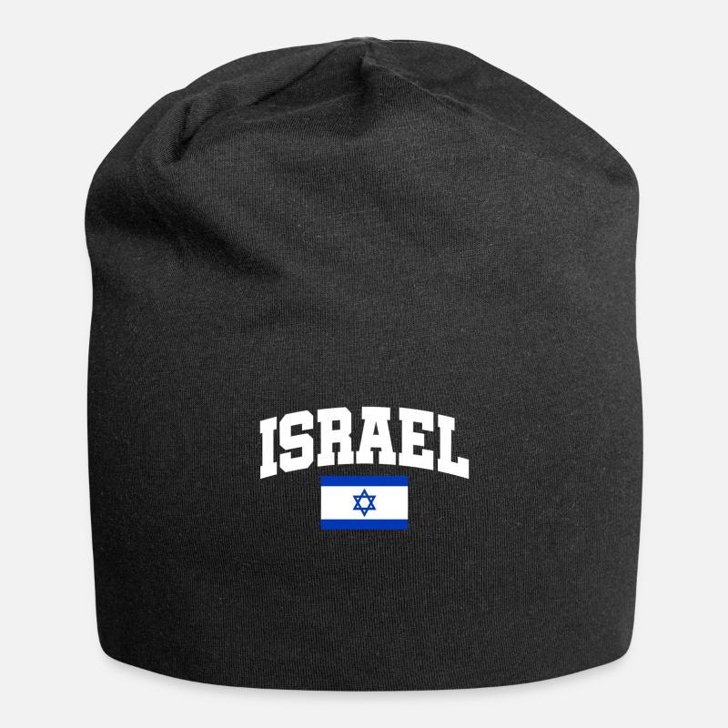 Israël - Bonnet en jersey - noir