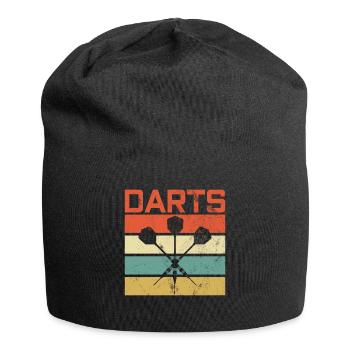 Fléchettes rétro - Bonnet en jersey - noir - Devant