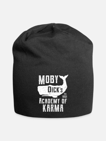 Moby Dick - Akademie von Karma - Jersey-Beanie - Schwarz