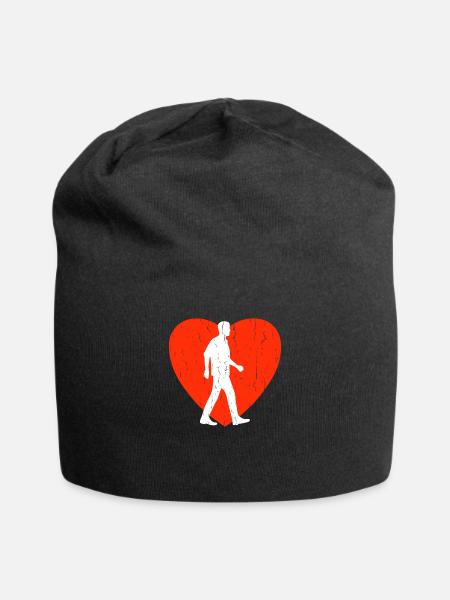 Walking - Jersey-Beanie - Schwarz