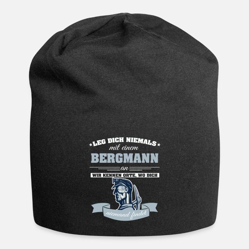 Bergmann Bergarbeiter - Jersey-Beanie - Schwarz