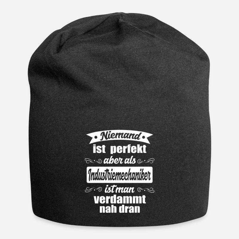 Industriemechaniker - Jersey-Beanie - Schwarz