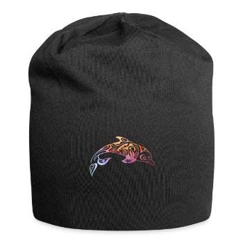 Wal Tier Indianer - Jersey-Beanie - Schwarz - Vorne